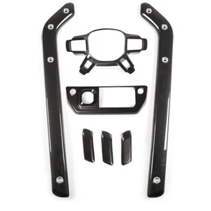 7PCS Carbon Fiber ABS Central Control Kit For Land Rover Defender 110 90 20-22 - Picture 1 of 5