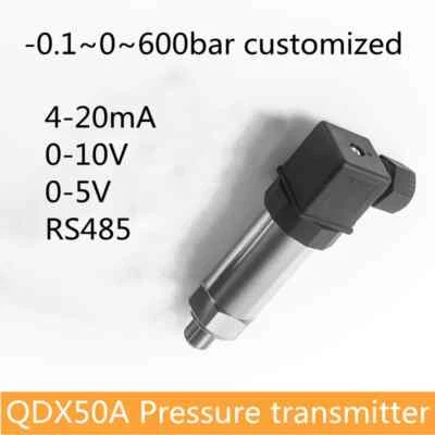 Pressure Sensor Gauge G1/4" 12-36V 0-1bar Transmitter Hydraulic 4 20ma 0-10V - Image 1 of 4