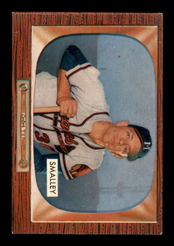 1955 Bowman #252 Roy Smalley EX/EX+ Braves 539777 - Imagem 1 de 2