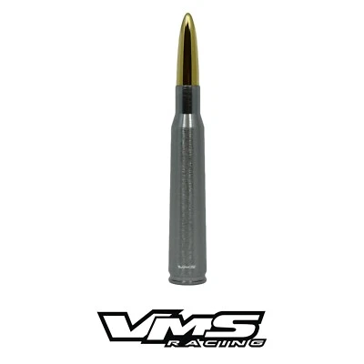 ANTENA BALA VMS RACING CNC 5" 50 CAL PARA 94-04 FORD MUSTANG GUNMETAL ORO 24K Foto 1 de 4