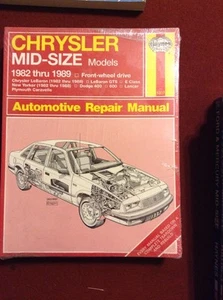 Chrysler Mid-Size Models1982 - 1989 Haynes Automotive Repair Shop Manual - Picture 1 of 2
