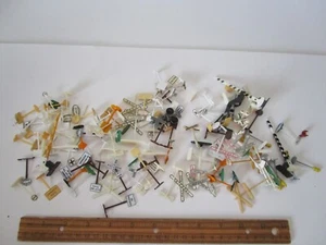 Huge Vintage Lot HO 1/87 Signs Street Road For Train  Layout - Picture 1 of 1