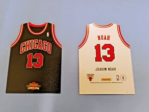 Vintage 2009 Joakim Noah #13 Panini Die Cut Basketball Bulls Jersey Karte Menge 2 - Bild 1 von 8