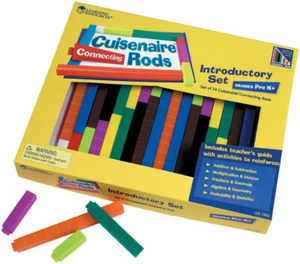 Learning Resources Connecting Cuisenaire Rods - Interlocking Plastic Maths Toy - Picture 1 of 1