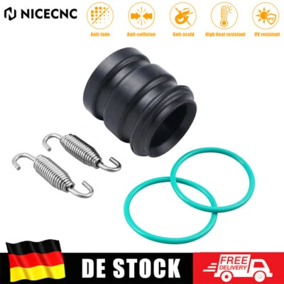 Junta de escape de goma para KTM 250/300 EXC MXC XCW XC SX/6D - Imagen 1 de 4