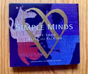 SIMPLE MINDS - LOVE SONG/ALIVE AND KICKING - CD 1 OF COLLECTORS EDITION - Picture 1 of 7
