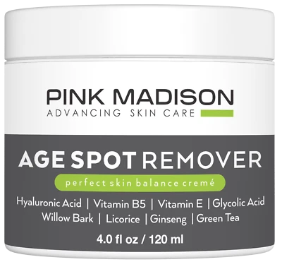 Age Spot Remover Face Body, Hands, Neck. Dark Spot Corrector Cream. Made in USA - Image 1 of 4