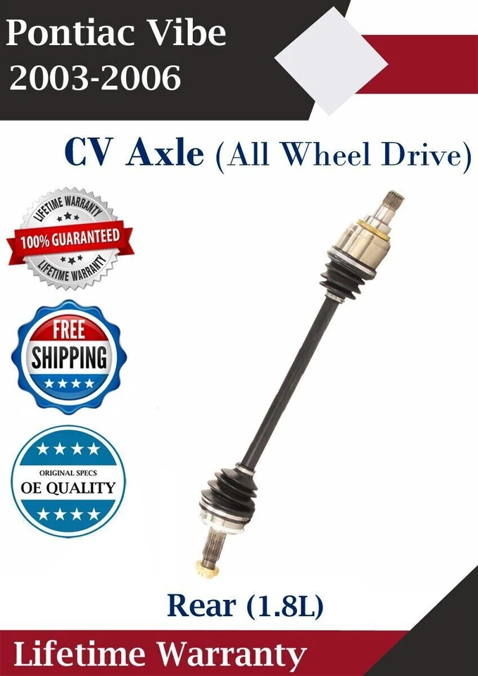 Nuevo eje trasero OE para Pontiac Vibe 2003-2006 1,8 L AWD garantía de por vida Foto 1 de 4