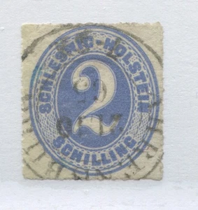 Schleswig-Holstein 1865 2s used - Picture 1 of 1