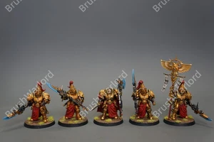 Warhammer 40K PRO-PINTADO Adeptus Custodes Custodian Wardens Vexilus Praetor GW - Imagen 1 de 13