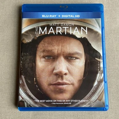 The Martian (Blu-ray & Digital 2015) Epic Space Thriller Matt Damon Ridley Scott - Image 1 of 4
