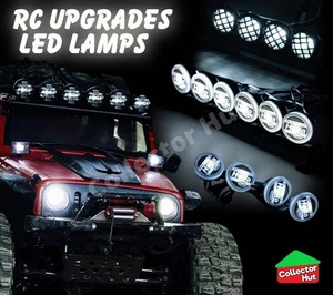 RC Truck Roof Grill LED Fog Lamp Upgrade Sets x4 x5 x6 - Picture 1 of 15
