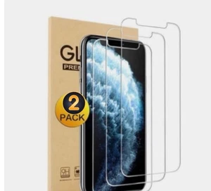 Pack 2 Tempered Glass Phone Screen Protector for iPhone 16 for iPhone 16 Pro Max - Picture 1 of 4