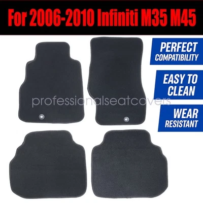 Alfombrillas de terciopelo delanteras y traseras de repuesto para Infiniti M35 M45 2006-2010 Foto 1 de 4