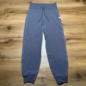 Vuori Womans SMALL Daily Jogger Pants Blue Stretch Pull On Drawstring High Rise - Picture 1 of 9