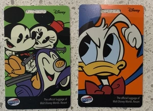 Walt Disney World Kofferanhänger. 2er Set Donald Duck & Mickey & Minnie - Bild 1 von 4