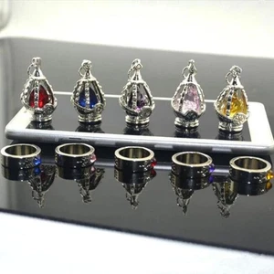Soul Gem Necklace Crystal Pendant Ring Anime Puella Magi Madoka Magica Cosplay - Picture 1 of 17