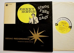 RARE SESAC LP Johnny Horton Sings Free and Easy 1201/02  - Picture 1 of 2