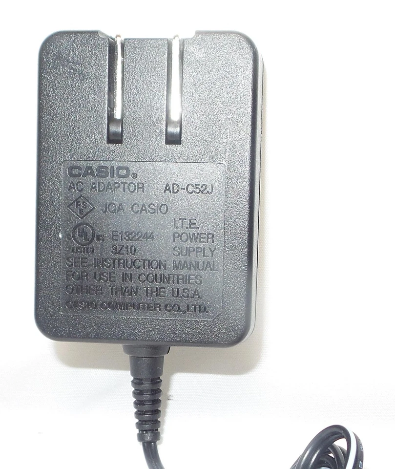 Casio 100V-240VAC 50-60Hz Power Supply Charger Adapter - 5.3VDC 850mA (AD-C52G) - Image 1 of 2