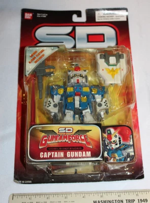 Figura sellada 2004 Bandai SD Gundam Force Mobile Defender Capitán Gundam 5" sin usar, en caja Foto 1 de 4