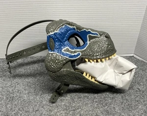 Jurassic World Park Velociraptor Dinosaur Dino 2018 Mask Jaw Mattel - Picture 1 of 5