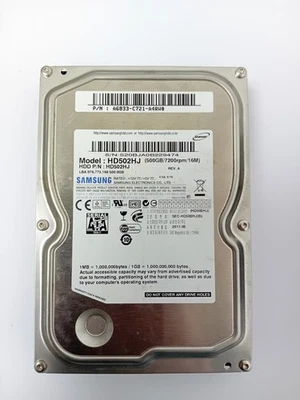 Samsung HD502HJ 500GB SATA HDD 7200RPM - Tested & Working - Image 1 of 3