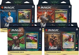 WOTC MtG Commander Universes Beyond: Fallout Commander Deck Case New - Picture 1 of 2