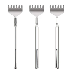 Extendable Back Scratcher for Men 3 Pack Portable Telescopic Metal Back Scrat... - Picture 1 of 7