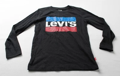 Camiseta Levi's Niño Manga Larga Elastizada Logo Gráfico EJ3 Negra Talla 7/8 Foto 1 de 4