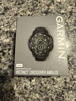 Garmin Instinct Crossover AMOLED Tactical Edition - Negro - 47 mm - Totalmente Nuevo Foto 1 de 4
