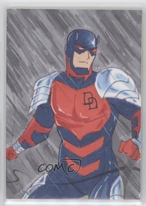 2022 Upper Deck Marvel Masterpieces 1/1 Kat Laurange #MM215 Auto Sketch 5vc - Picture 1 of 3
