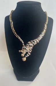 Collana collare dichiarazione leopardata Eye Candy Los Angeles - Foto 1 di 5