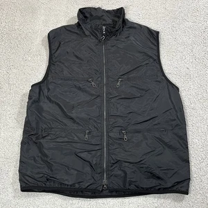 Marithe Francois Girbaud Weste Herren Extra Large Schwarz Tactical Utility Vintage Y2K - Bild 1 von 15