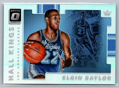 Holograma Donruss Optic #2 Elgin Baylor Hall Kings 2017-18 Foto 1 de 2