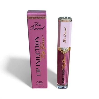 Brilho labial Too Faced Lip Injection Power Plumping PAGO 0,22 fl oz novo na caixa - Imagem 1 de 4