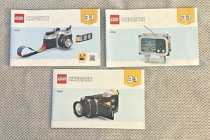 31147 LEGO Creator 3 en 1 Cámara Retro Manuales, 2024, Nuevo - Imagen 1 de 2