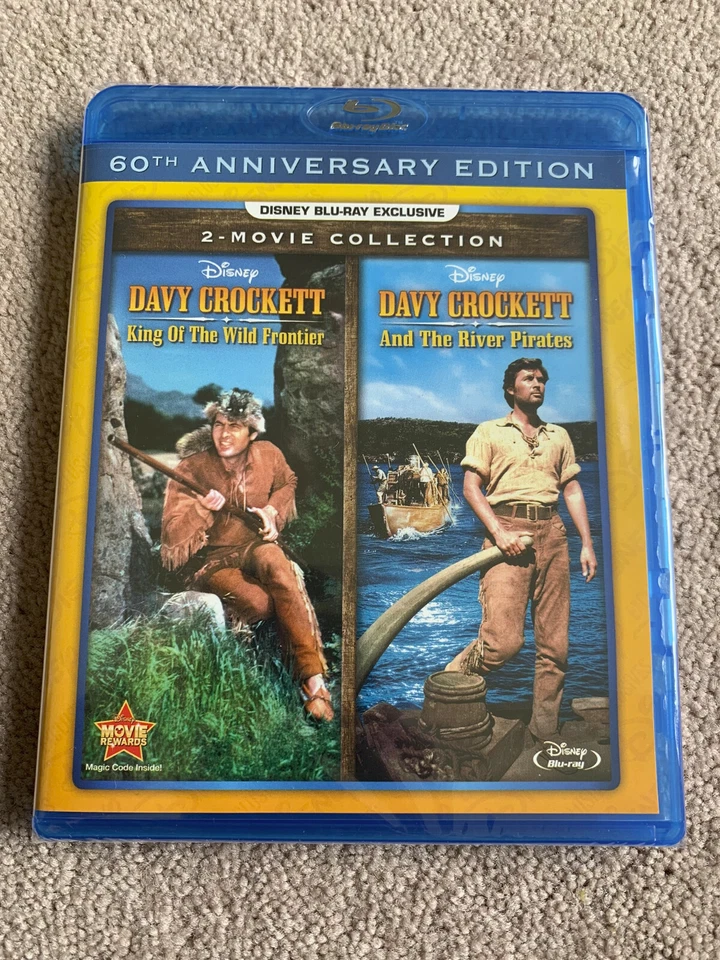 Disney Movie Club Exclusive - Davy Crockett 2-Movie Collection Blu-ray NEW - Bild 1 von 1