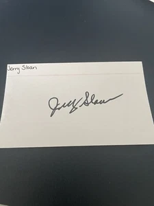 Utah Jazz Chicago Bulls Trainer Jerry Sloan signierte 3x5 Karte - Bild 1 von 1