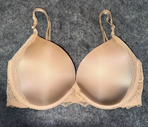 Victorias Secret Dream Angels Push Up Bra 32DD Beige - Picture 1 of 4