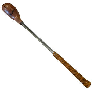 Vintage Miniatur Leder Driver Golfschläger #1 Metallgriff 13" Geschenk für Golfer - Bild 1 von 15