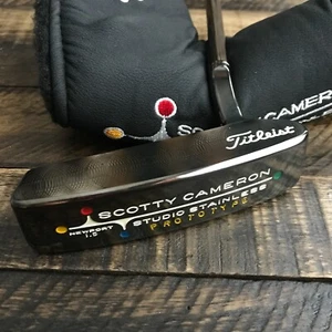 Scotty Cameron Newport 1.5 Studio Stainless Black Pearl Prototype W/HC - Picture 1 of 12