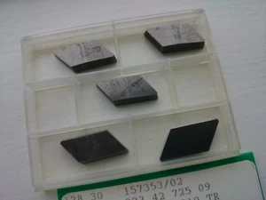 5 off Widia carbide inserts KPUN 190510 TR grade TTM ( KPUN190510 KPUN 150510 R - Picture 1 of 2