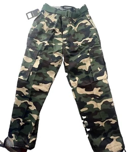Vintage Y2K Access Camo Cargo Pants Men’s 34X32 Loose Fit Baggy Woodland - Picture 1 of 11