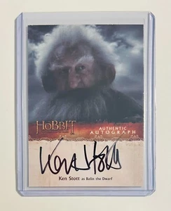 The Hobbit: The Desolation of Smaug Ken Stott as Balin AUTOGRAPH CARD (KS) - Picture 1 of 2