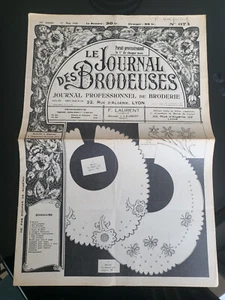 Le journal des brodeuses 1951 n° 674 service à porto garnitures combinaison - Picture 1 of 11