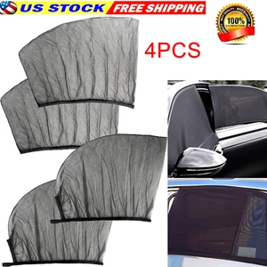 For Toyota 4Pcs SUV Side Window Sun Shade Visor Cover UV Protection Mesh Shield - Picture 1 of 16