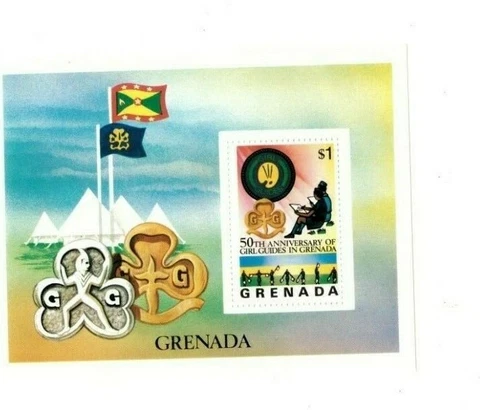 Grenada - 1976 - Girl Guides - Souvenir Sheet - MNH (Scott#730) Cover