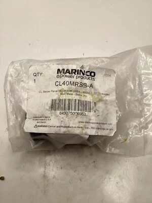 (QTY 1) Marinco  CL40MRSB-A  Cl Series Panel Mount (400A/600V) 1.125"Stud - Image 1 of 4