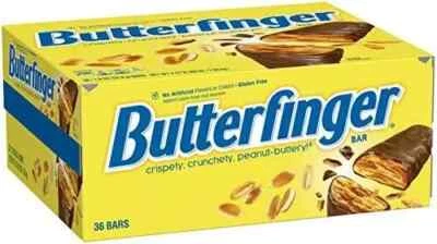 Barras de caramelo de chocolate con leche Butterfinger, caramelo a granel de tamaño completo de 1,9 oz (paquete de 36) Foto 1 de 4