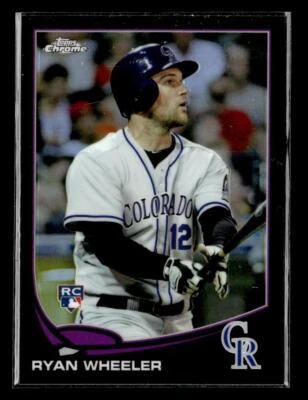 2013 Topps Chrome #71 Ryan Wheeler Black Refractors #/100 - Image 1 of 2